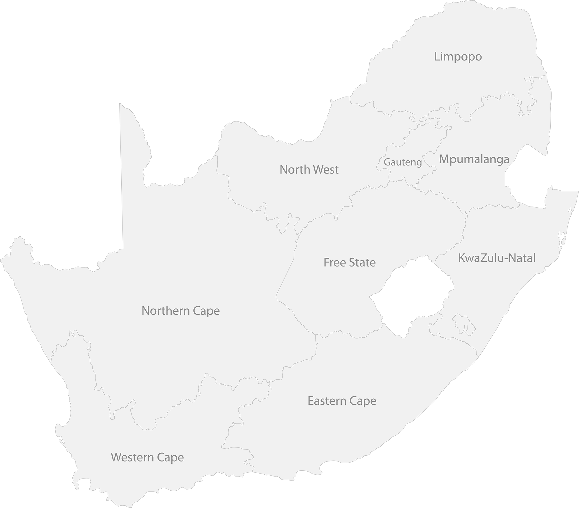 Map of South Africa